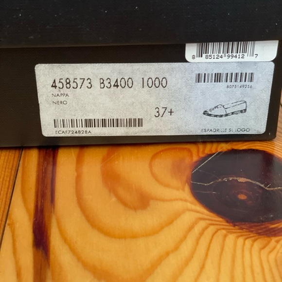 Saint Laurent YSL LEATHER ESPADRILLE FLATS - Picture 3 of 5